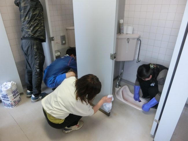 トイレ清掃活動